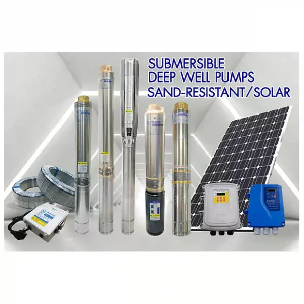 SUBMERSIBLE DEEP WELL PUMPS SAND-RESISTANT SOLAR